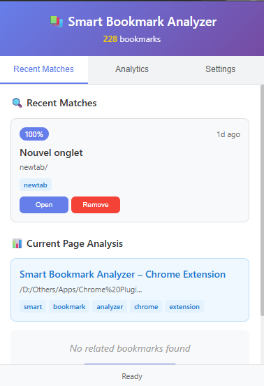 App Screenshot - Popup UI